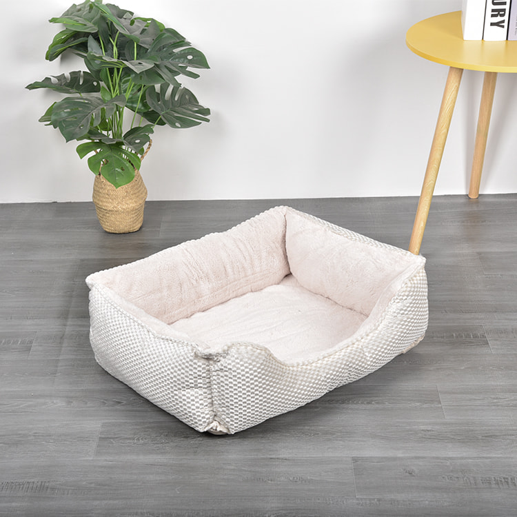 TOP-11612 Cama para perros de espuma ortopédica antideslizante de color sólido